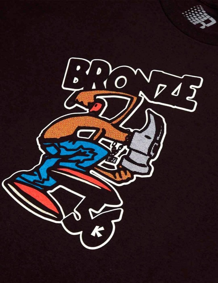 T-shirt BRONZE 56K testa martello tee nero